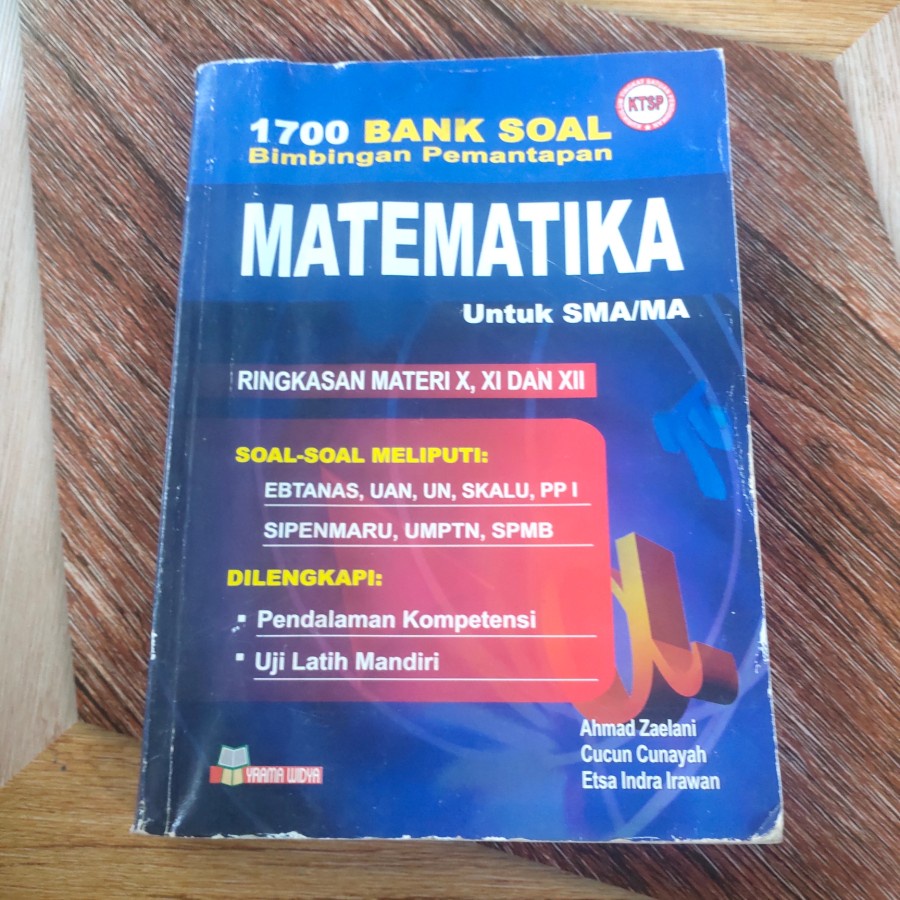 Jual Buku Bank Soal Bimningan Pemantapan Matematika Untuk Sma