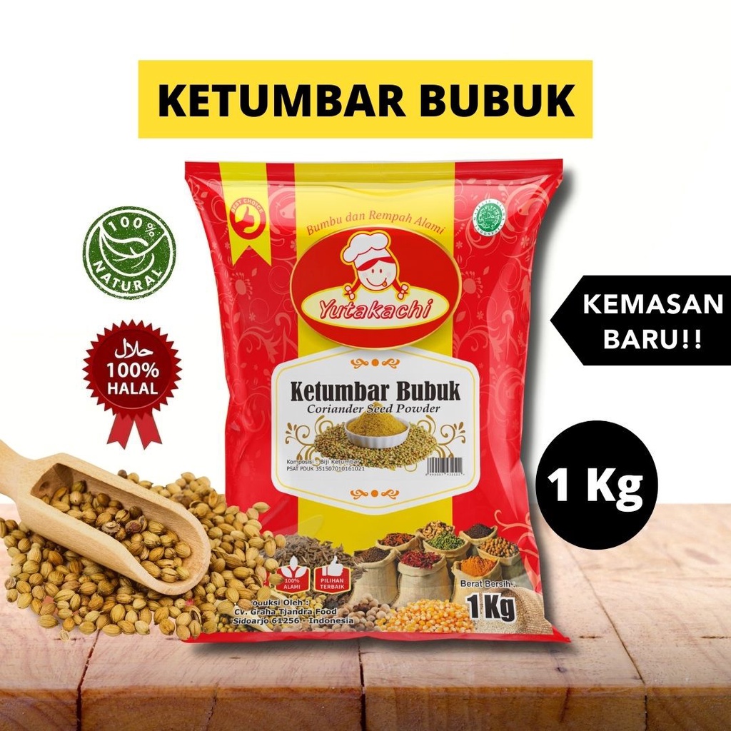 Jual Ketumbar Bubuk Kg Yutakachi Coriander Powder Bumbu Rempah