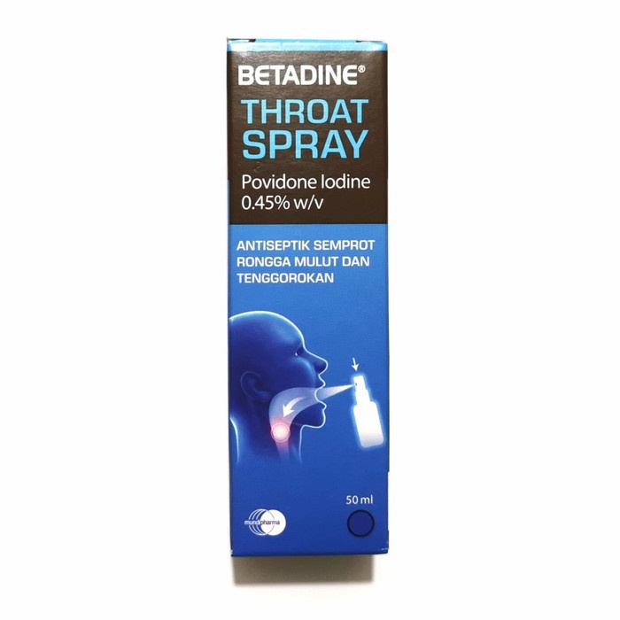 Jual Betadine Sore Throat Spray 50ml Obat Spray Radang Tenggorokan