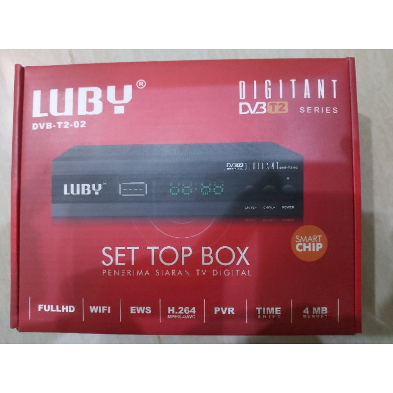 Jual Luby Set Top Box Dvbt C Receiver Tv Stb Dvb T Free