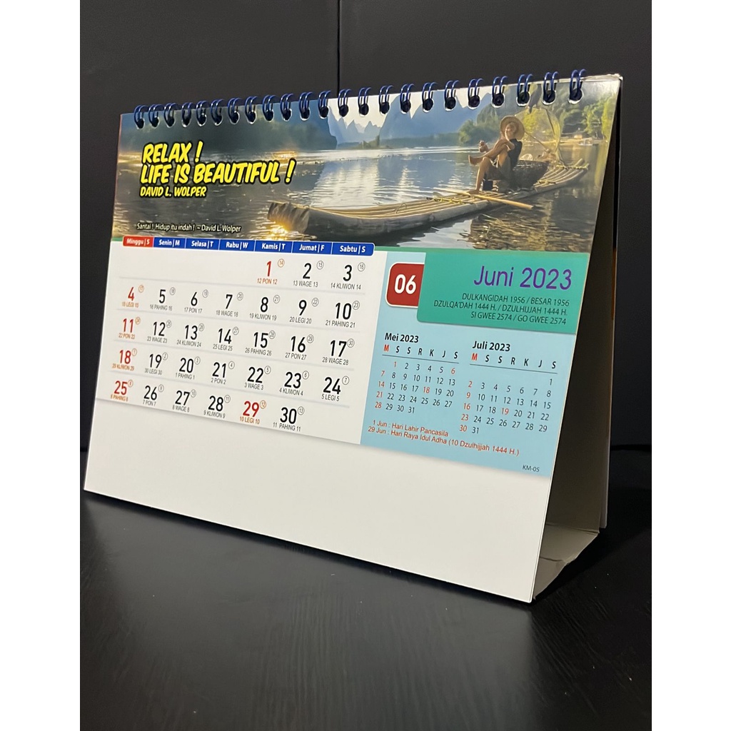 Jual Kalender Duduk Kalender Meja Motif Motifasi Shopee Indonesia