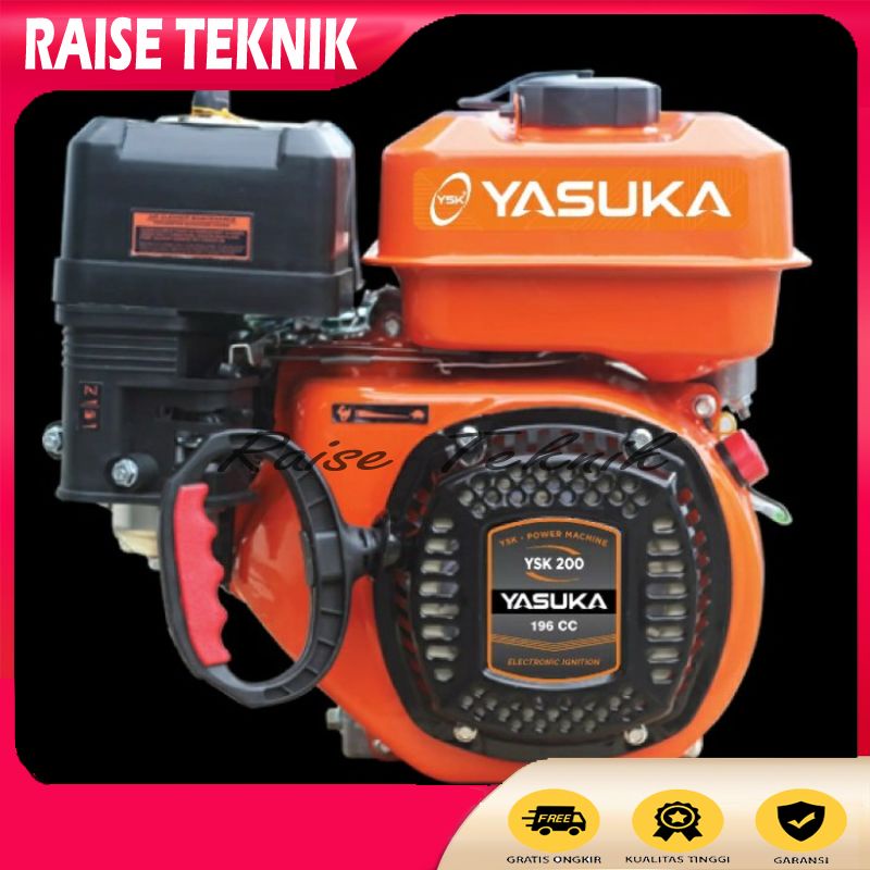 Jual MESIN PENGGERAK BENSIN YASUKA GX200 8HP GASOLINE ENGINE Shopee