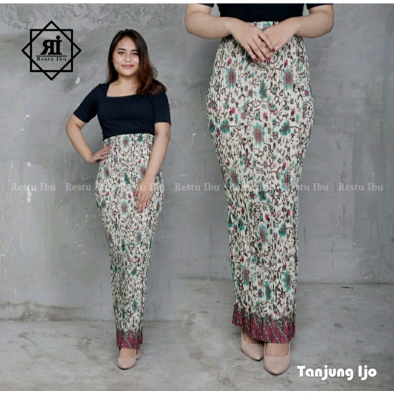 Jual Rok Plisket Motif Bawahan Kebaya Rok Batik Rok Kebaya Rok