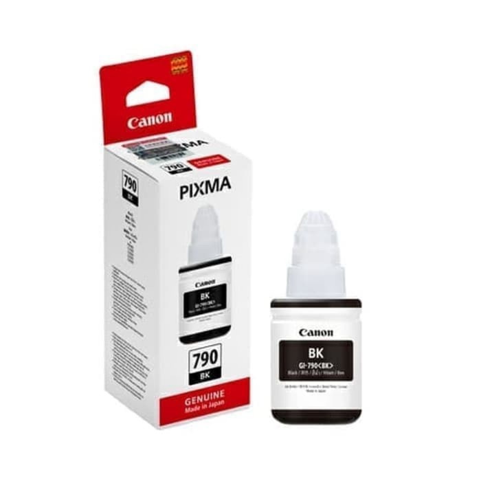 Jual TINTA CANON PIXMA GL 790 ORIGINAL BLACK G1010 G2010 G3010 G4010