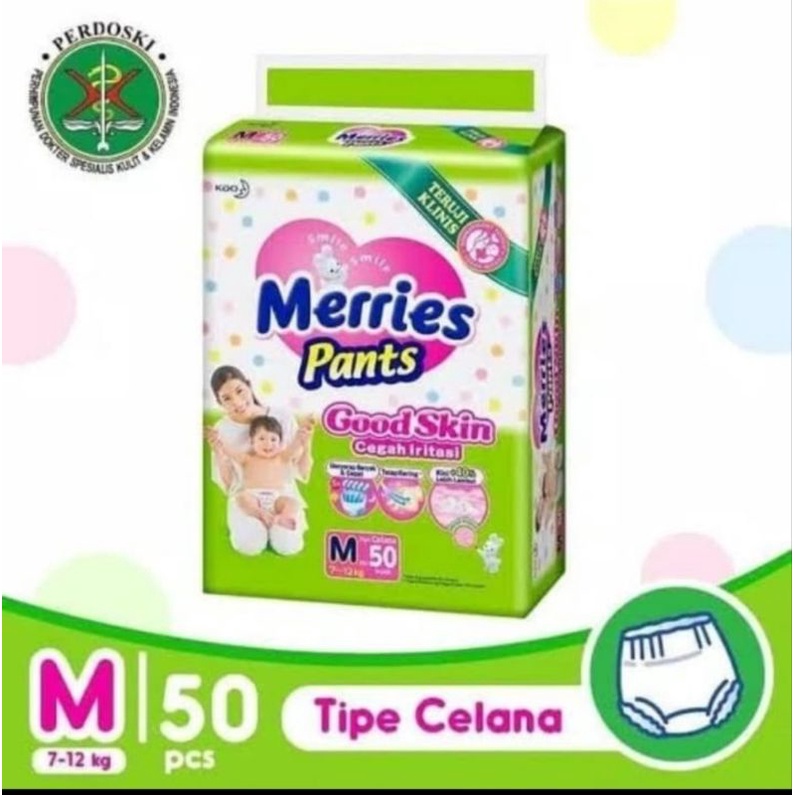 Jual MERRIES M50 GOOD SKIN PANTS Popok Celana Shopee Indonesia