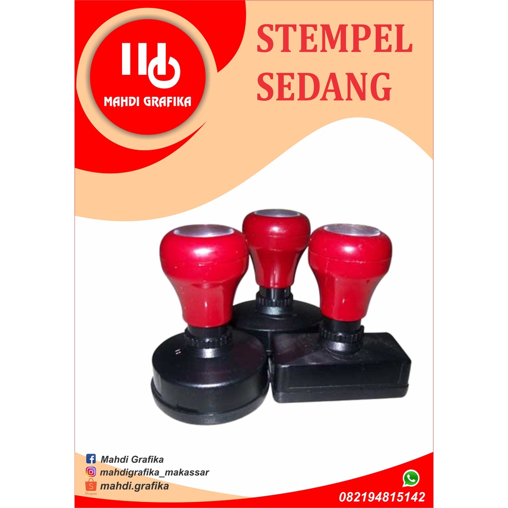 Jual STEMPEL FLASH 1 WARNA Stempel Logo Stempel Toko Usaha Dinas