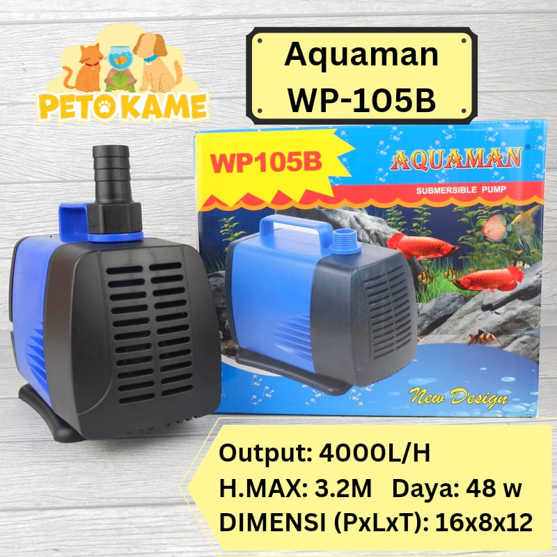 Jual Pompa Aquaman Wp B Filter Aquarium Kolam Celup Lph Low