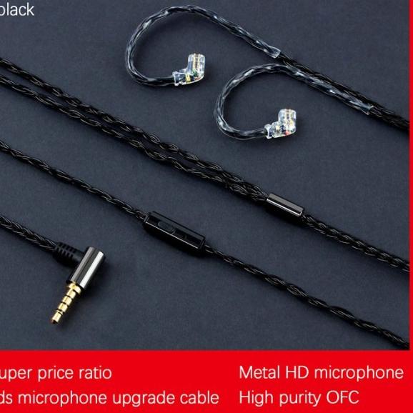 Jual Kabel Upgrade Jcally Core With Mic Jc S For Kz Edx Kz Zsn Pro