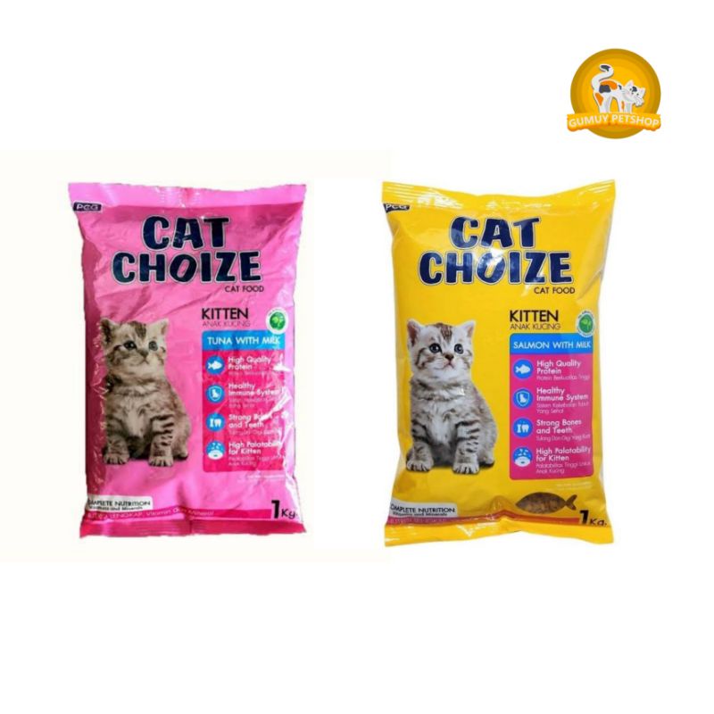 Jual Cat Choize Kitten Salmon Kitten Tuna Freshpack Makanan Kucing 1kg