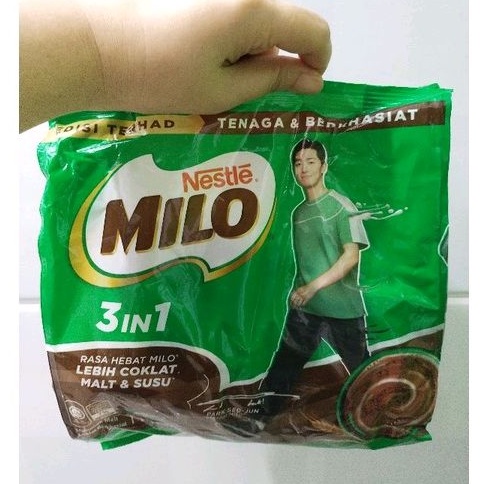 Jual Milo 3 IN 1 Minuman Malt Coklat Berkhasiat 18 Stik Shopee