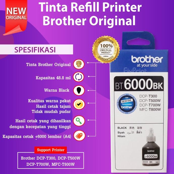 Jual Tinta Brother BTD60BK BTD60 D60BK Black Printer DCP T310 T510W