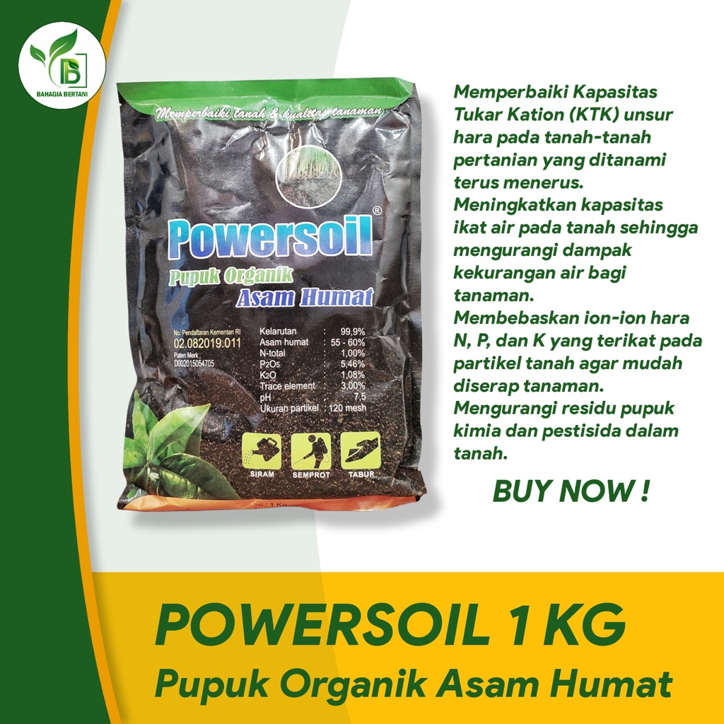 Jual Powersoil Kg Pupuk Organik Asam Humat Shopee Indonesia