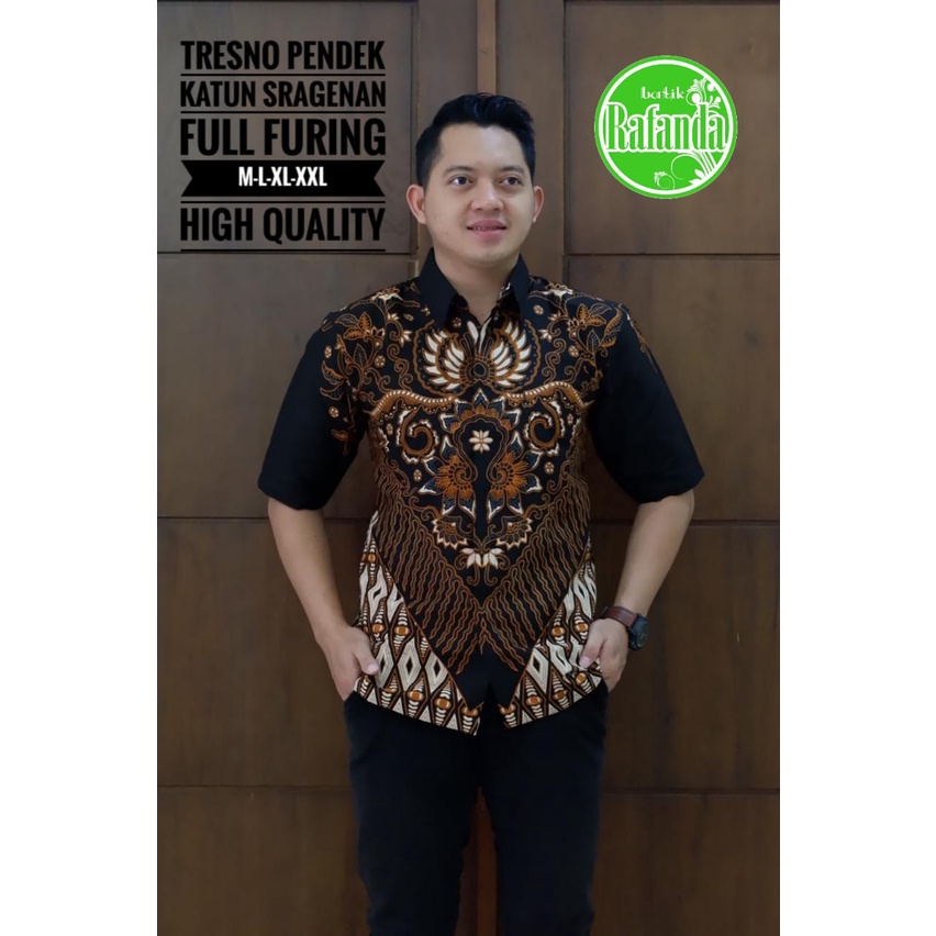 Jual Tresno Kemeja Batik Pria Atan Batik Kemeja Batik Pria Lengan