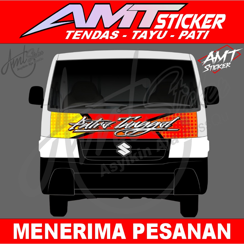 Jual Stiker New Carry Tayo Stiker Kabin Depan New Carry Stiker