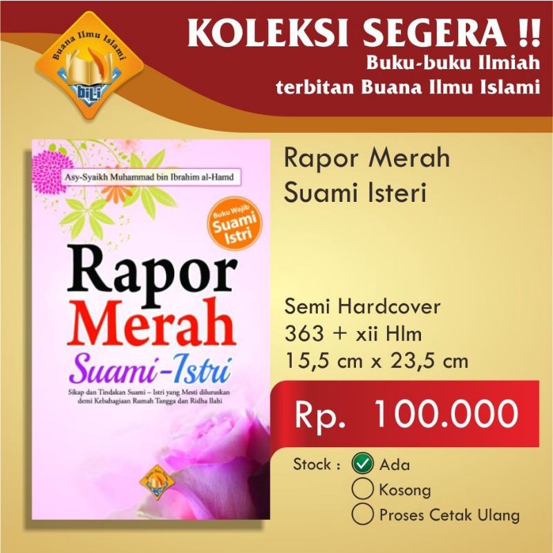 Jual Rapor Merah Suami Istri Shopee Indonesia