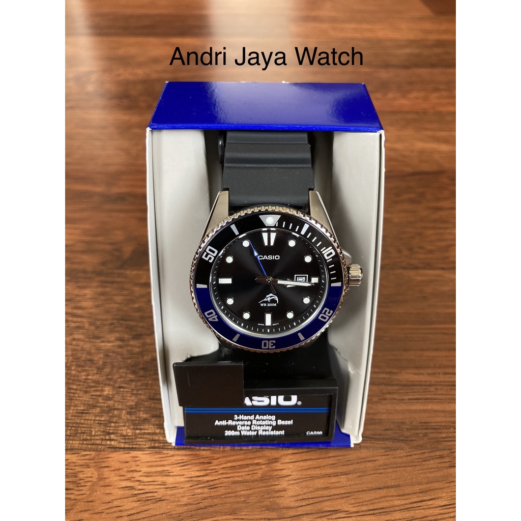 Jual Casio Marlin Duro MDV 106B 1A1VCF Diver 200M BATMAN Rubber