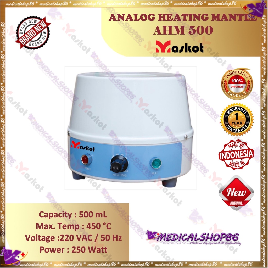 Jual Ahm Analog Heating Mantle Ml Maskot Shopee Indonesia