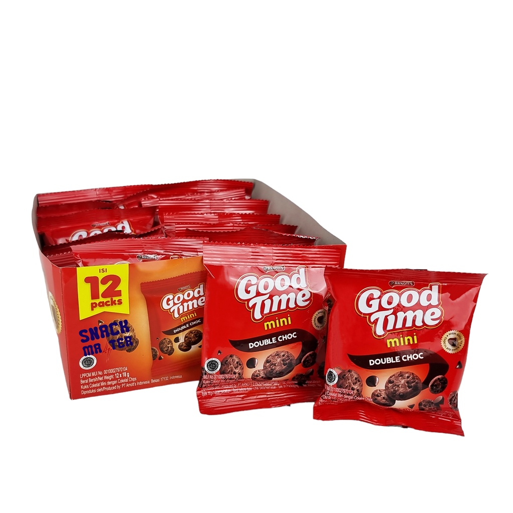 Jual Good Time Mini Cookies Double Choco Box Netto Bks X Gr