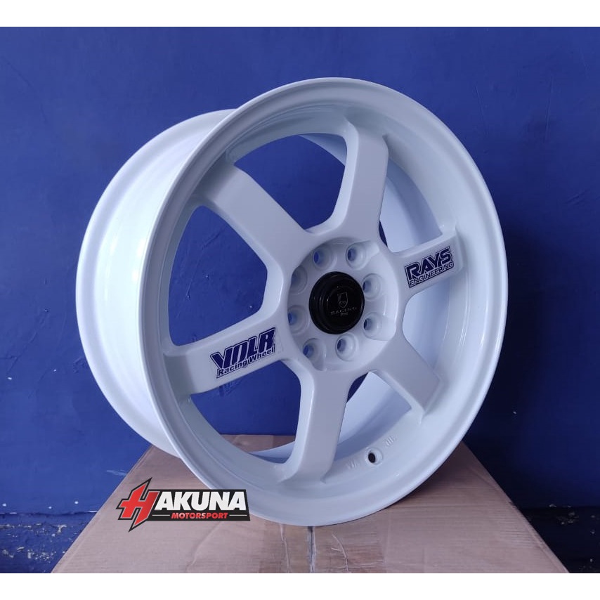 Jual Velg Mobil TE HSR R15 Lebar 6 5 Rata Model TE37 Buat Brio Jazz