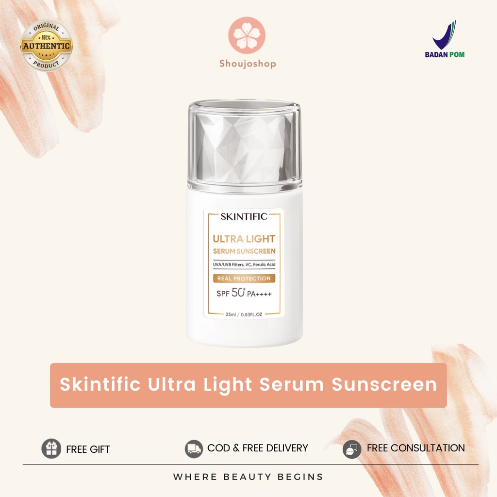 Jual Skintific Ultra Light Serum Sunscreen Ml Shopee Indonesia