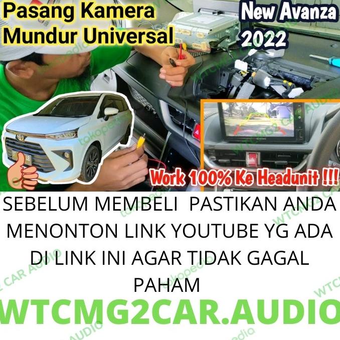 Jual Soket Pnp Kamera Mundur Head Unit Original All New Avanza 2022 G