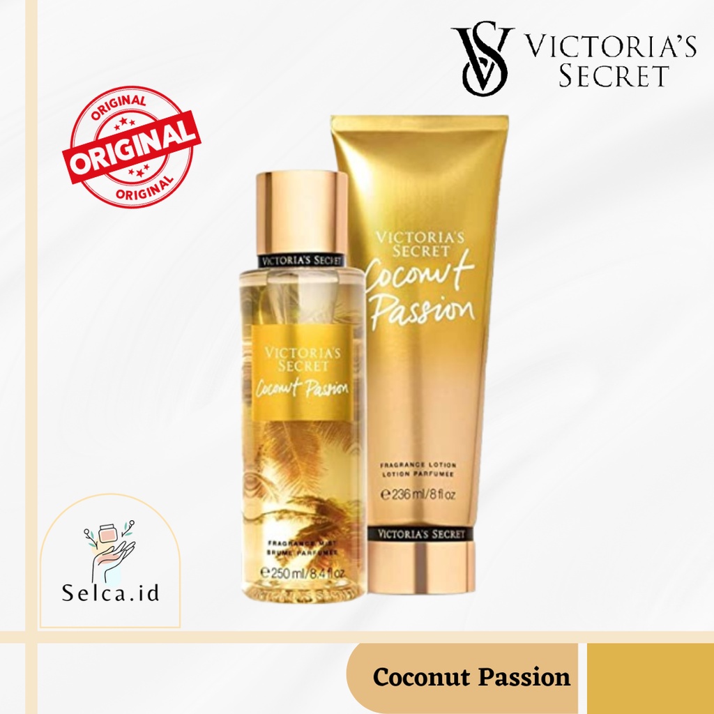 Jual VS Body Mist Body Lotion Coconut Passion Victoria S Secret