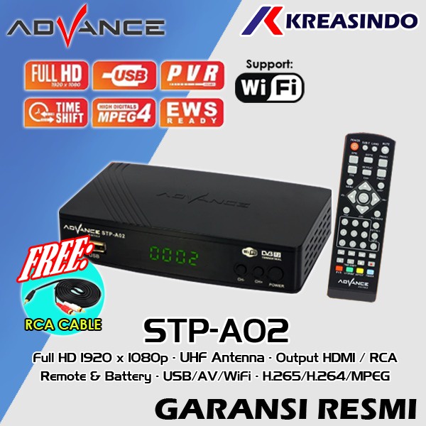 Jual Advance A A Stb Set Top Box Dvb T Penerima Signal Tv