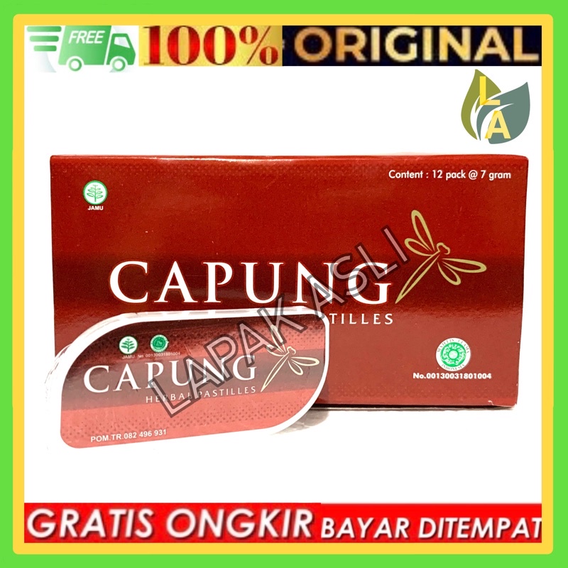 Jual Capung Herbal Pastilles Permen Hisap Untuk Meredakan Batuk