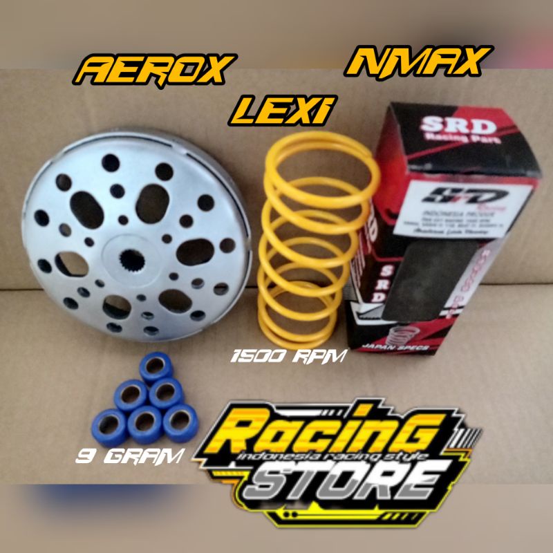 Jual Paket Cvt Mangkok Ganda Roller Dan Per Cvt Aerox Nmax Lexi Pnp