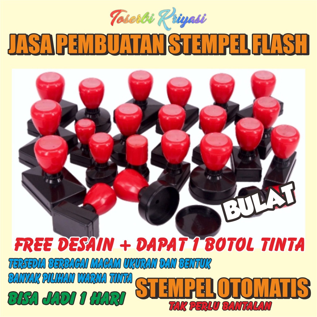 Jual Cetak Stempel Flash Stempel Perusahaan Stempel Toko Stempel