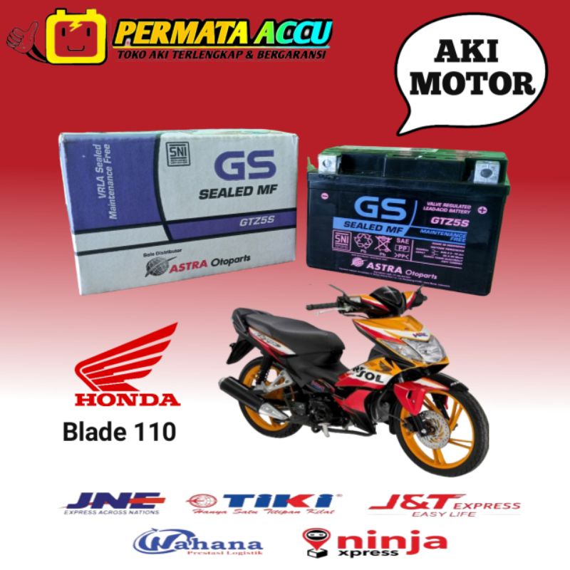 Jual Aki Motor Honda Blade Gtz Gtz S Gtx S Gs Astra Accu Kering Mf