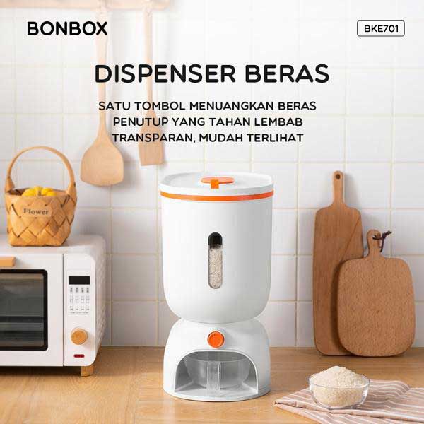 Jual DISPENSER BERAS RICE BOX KAPASITAS 10KG TEMPAT BOX BERAS Bonbox