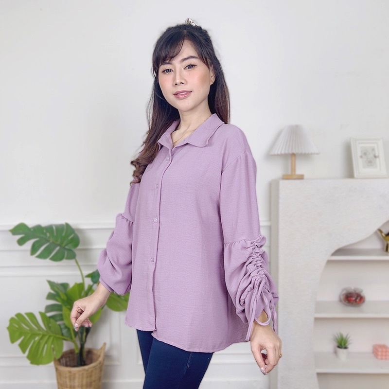 Jual Afi Ec Premium Airflow Crincle Lunamaya Crincle Blouse