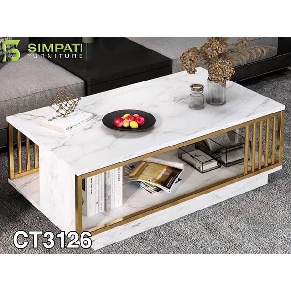 Jual Meja Tamu Coffee Table Minimalis CT 3126 Shopee Indonesia