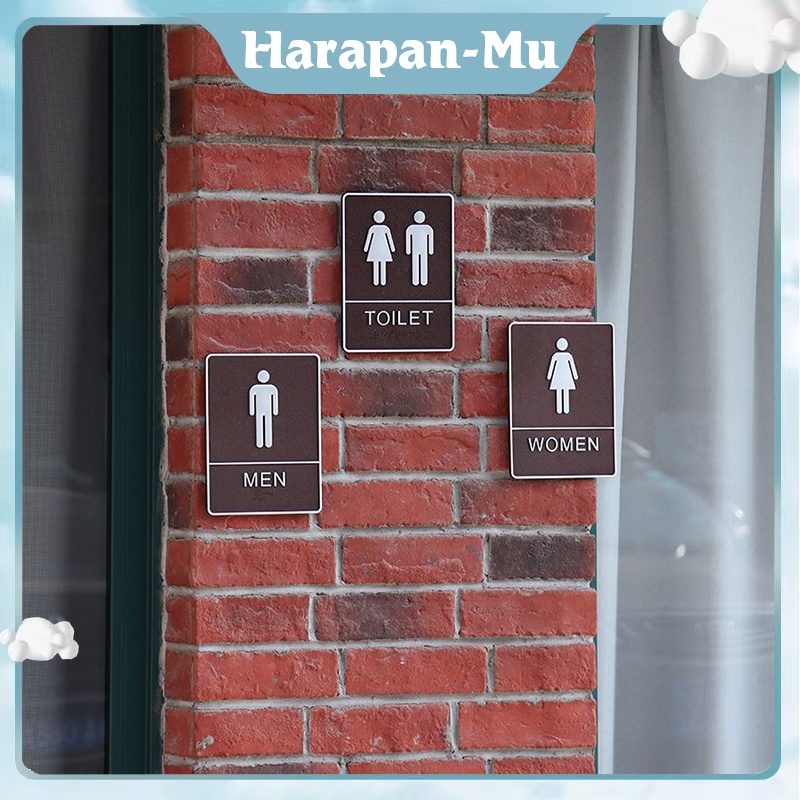 Jual Toilet Sign Akrilik Signage Sign Akrilik Sign Board Acrylic Pria