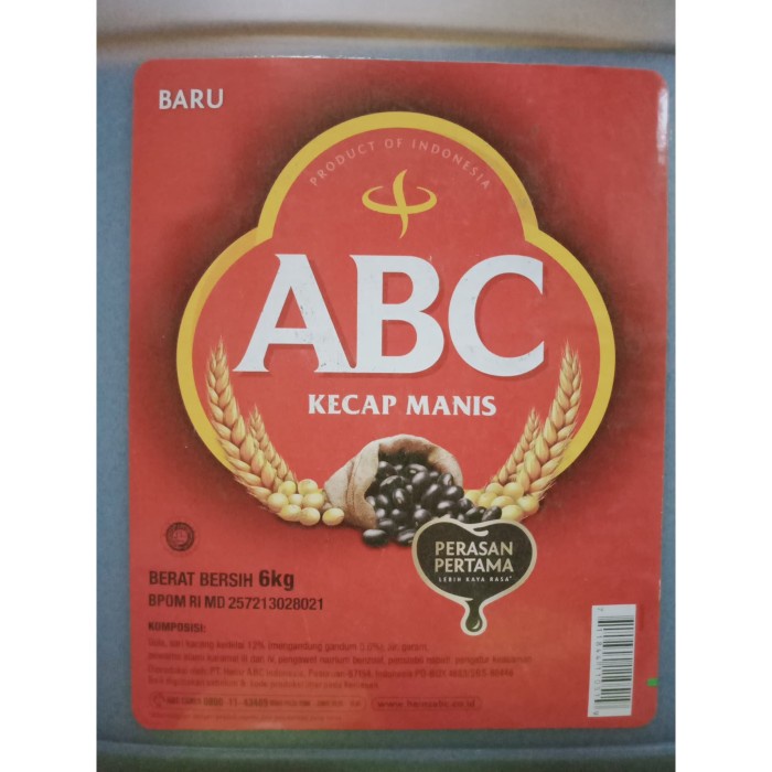 Jual Abc Kecap Manis Kg Jerigen Galon Shopee Indonesia