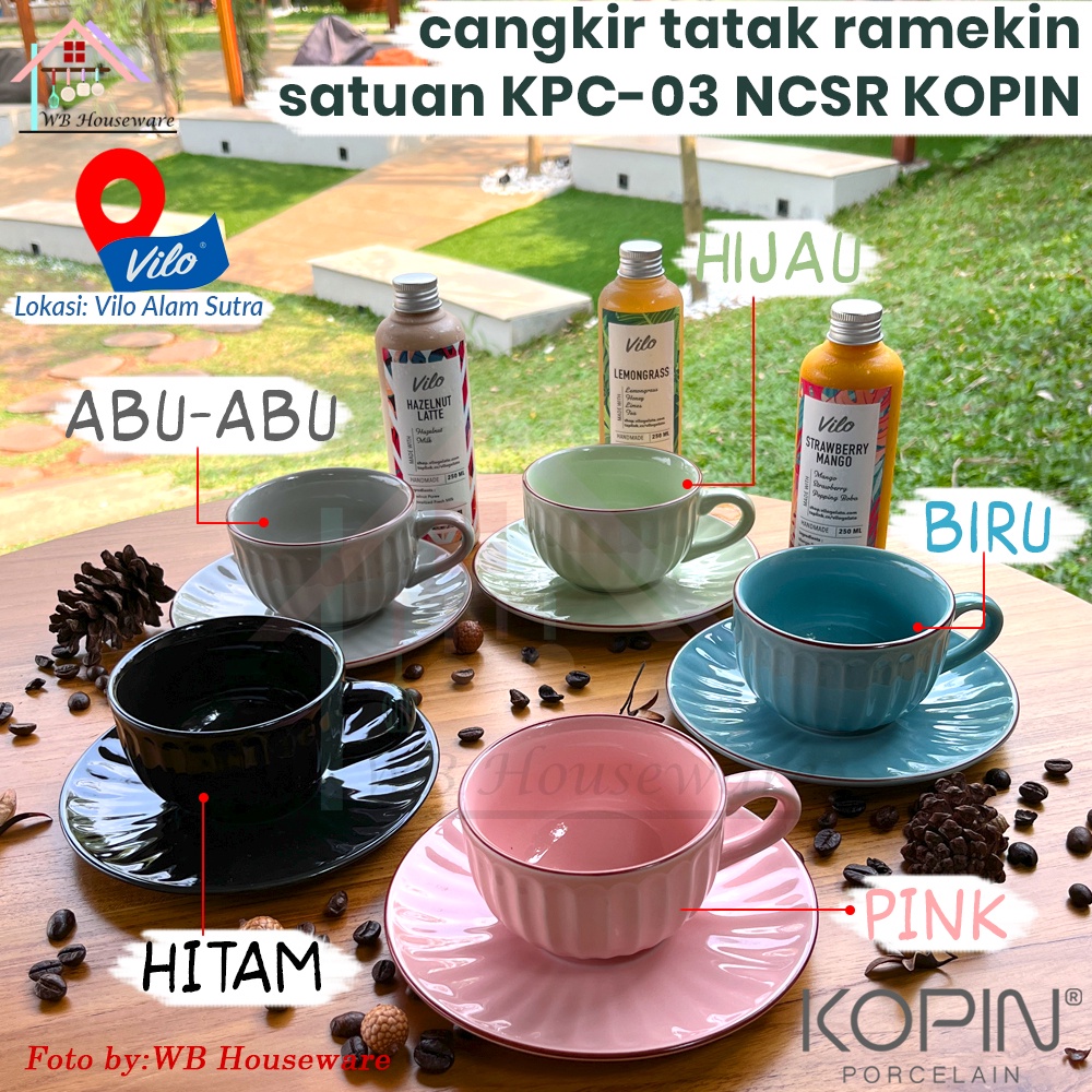 Jual 1 Pasang Cangkir Set Motif Labu 220ml KPC 03 NCSR Gelas Teh Kopi