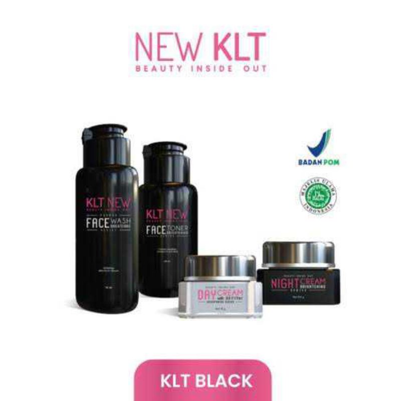 Jual New KLT Hitam BPOM Original KLT Black Cream Halal Shopee Indonesia