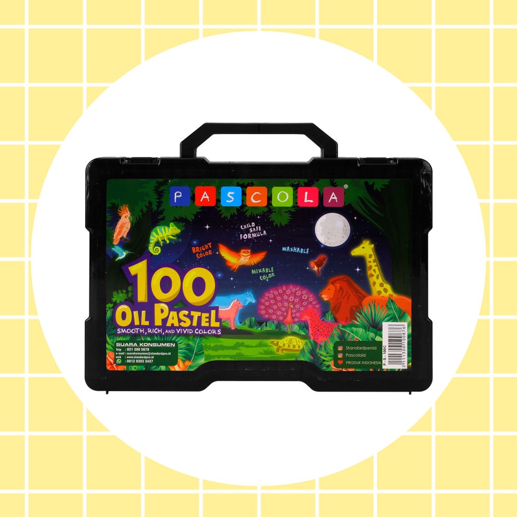 Jual Standard Pascola Oil Pastel Set Crayon Pewarna