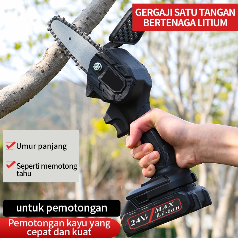 Jual Gergaji Listrik Rantai Elektrik Mini Volt Portable Genggam