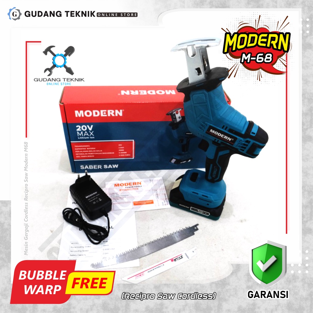 Jual Mesin Gergaji Cordless Recipro Saw Modern M Gergaji Saber Saw