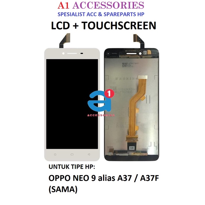 Jual LCD TOUCHSCREEN OPPO NEO 9 A37 A37F LAYAR TAMPILAN LAYAR SENTUH