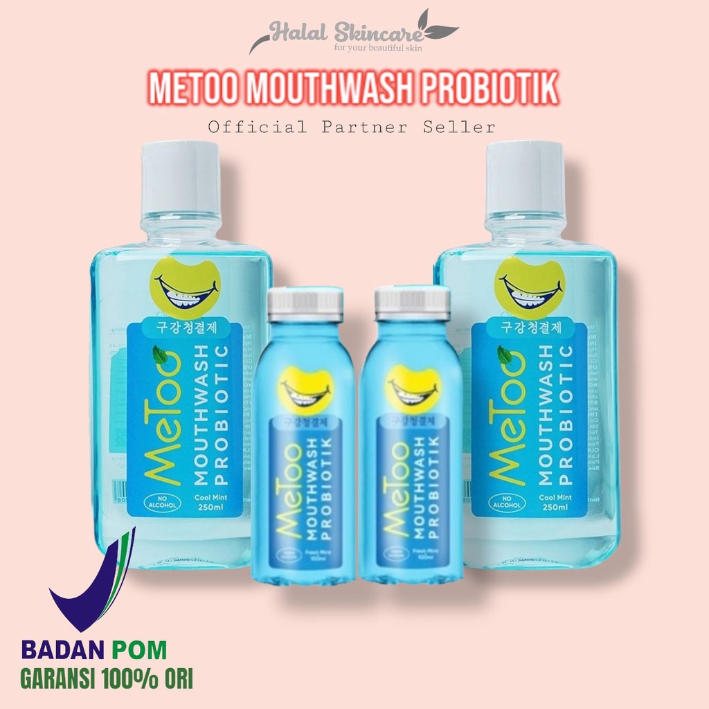 Jual MeToo Obat Kumur Mouthwash Probiotik Pembersih Gigi Penyegar Mulut