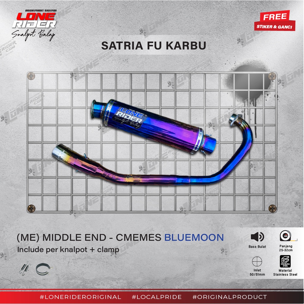 Jual Lone Rider Me Middle End Bluemoon Series Satria F Original