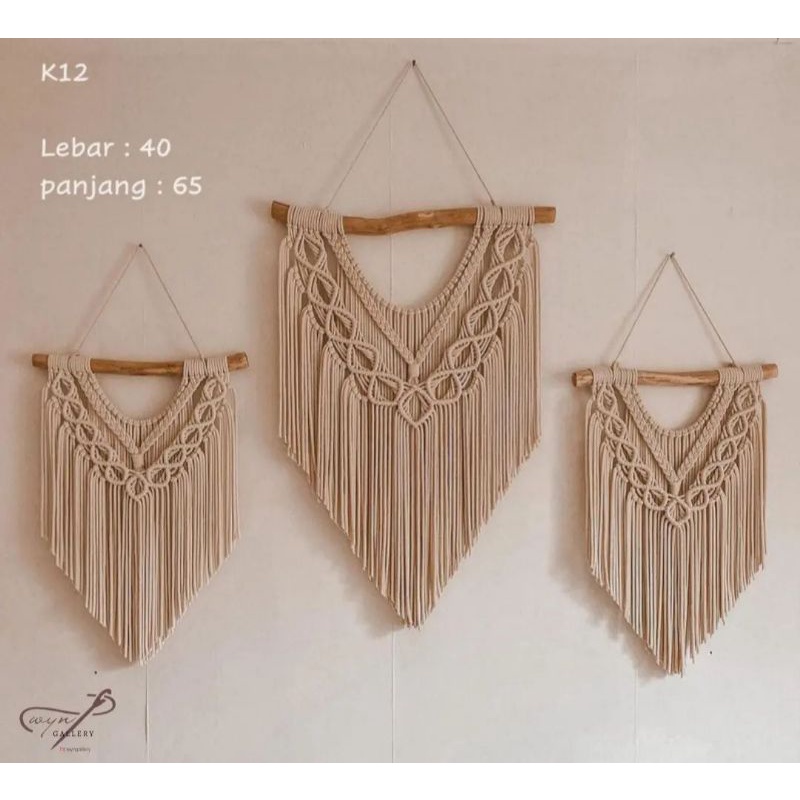 Jual Macrame Wallhanging Walldecor Makrame Hiasan Dinding Estetik