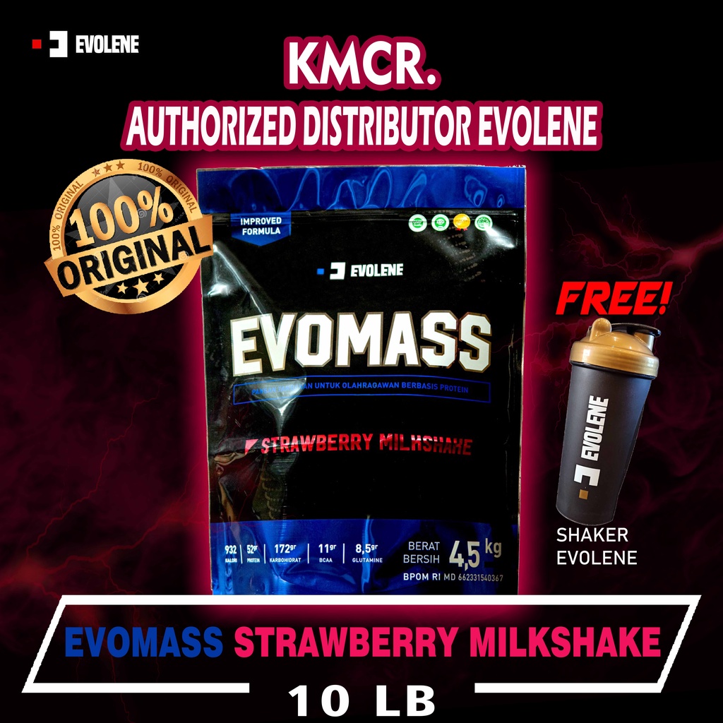 Jual EVOLENE EVO MASS 10 LB SUSU EVOLENE EVOMASS GAINER SUSU GYM