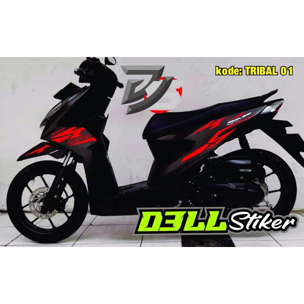 Jual Cutting Sticker Beat Deluxe Aksesoris Motor Stiker Honda Beat