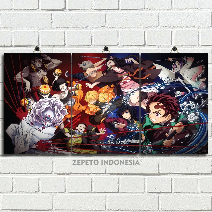 Jual 81 92 POSTER TOKOH KIMETSU NO YAIBA 60X30 MULTIPANEL SCLZ9 TSVF4