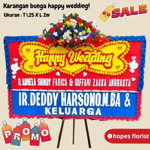 Jual Karangan Bunga Papan Selamat Sukses Congratulations Dan Happy