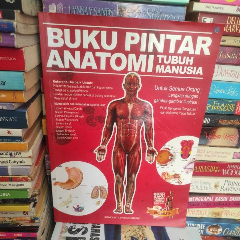 Jual Buku Pintar Anatomi Tubuh Manusia Sarwadi S ST Erfanto